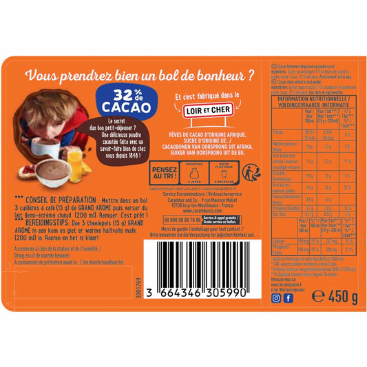 Chocolat en Poudre Grand Arôme POULAIN