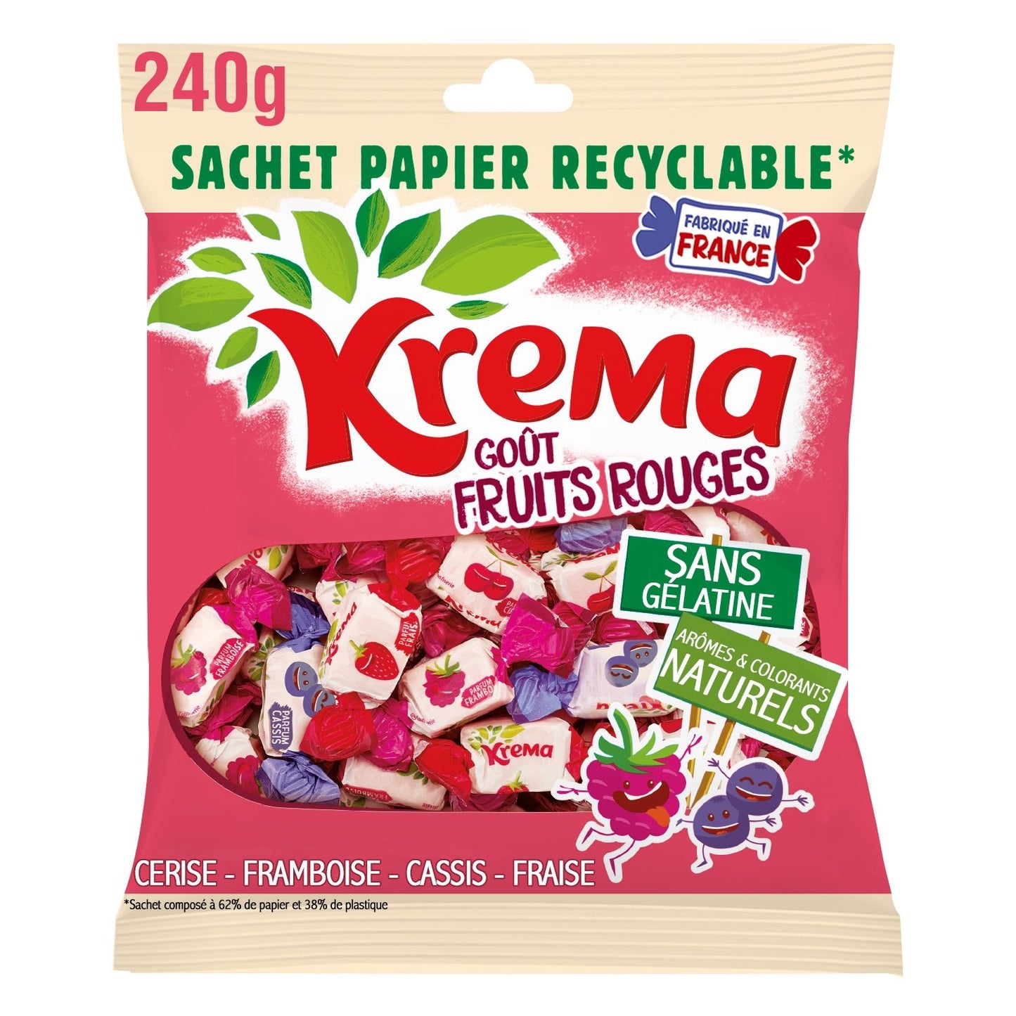 KREMA Red Fruit Candies