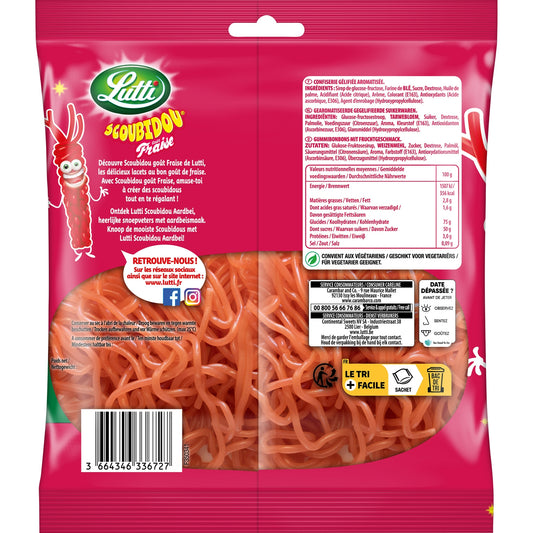 Bonbons Scoubidou Fraise LUTTI