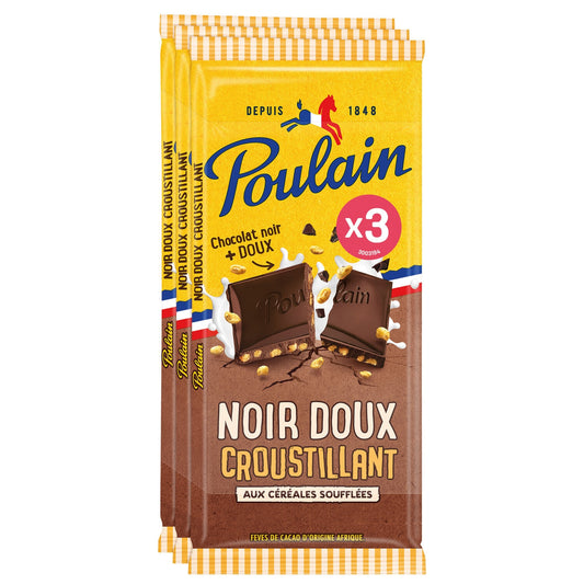 POULAIN Crunchy Dark Chocolate Bar