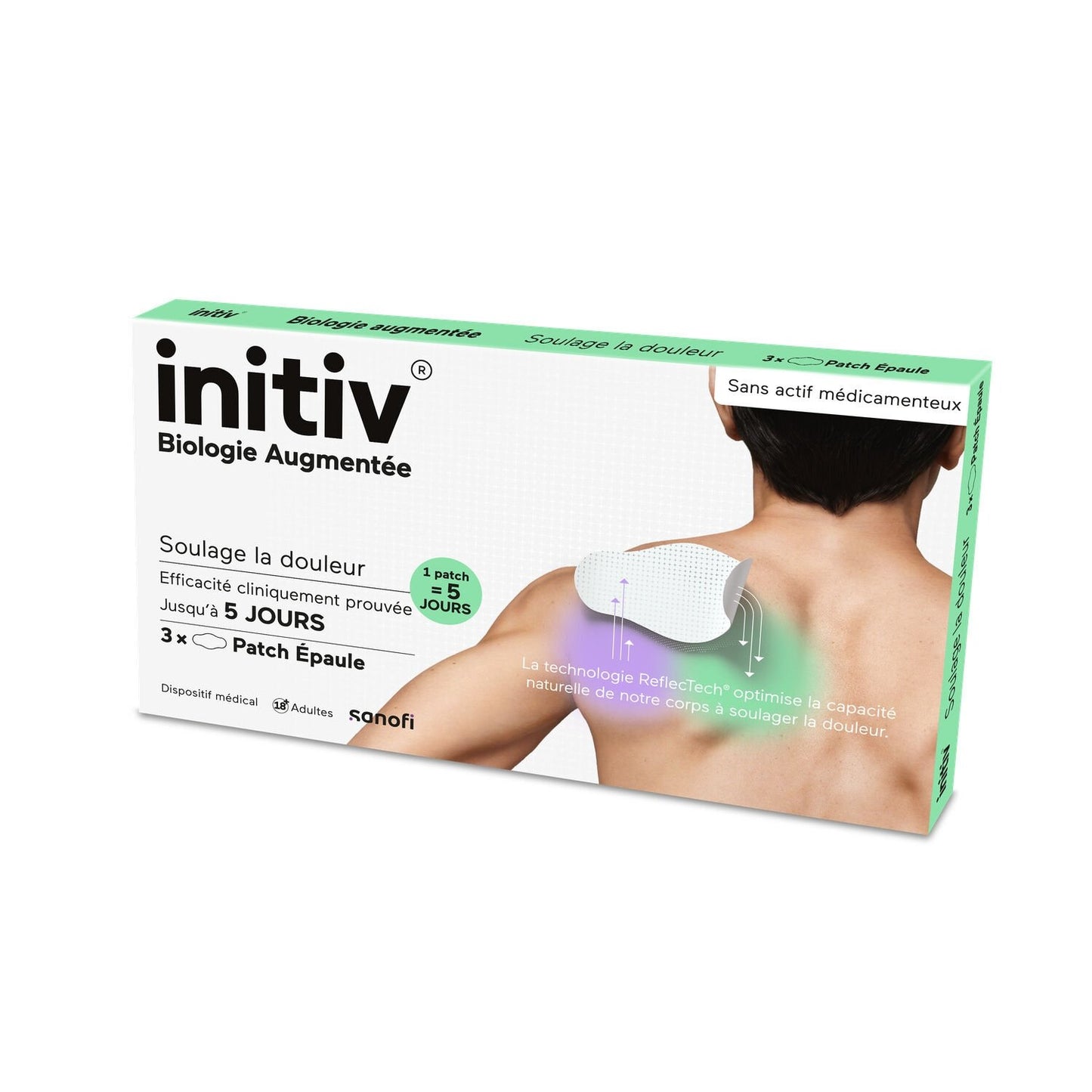 INITIV Discreet Heating Shoulder Pain Relief Patches