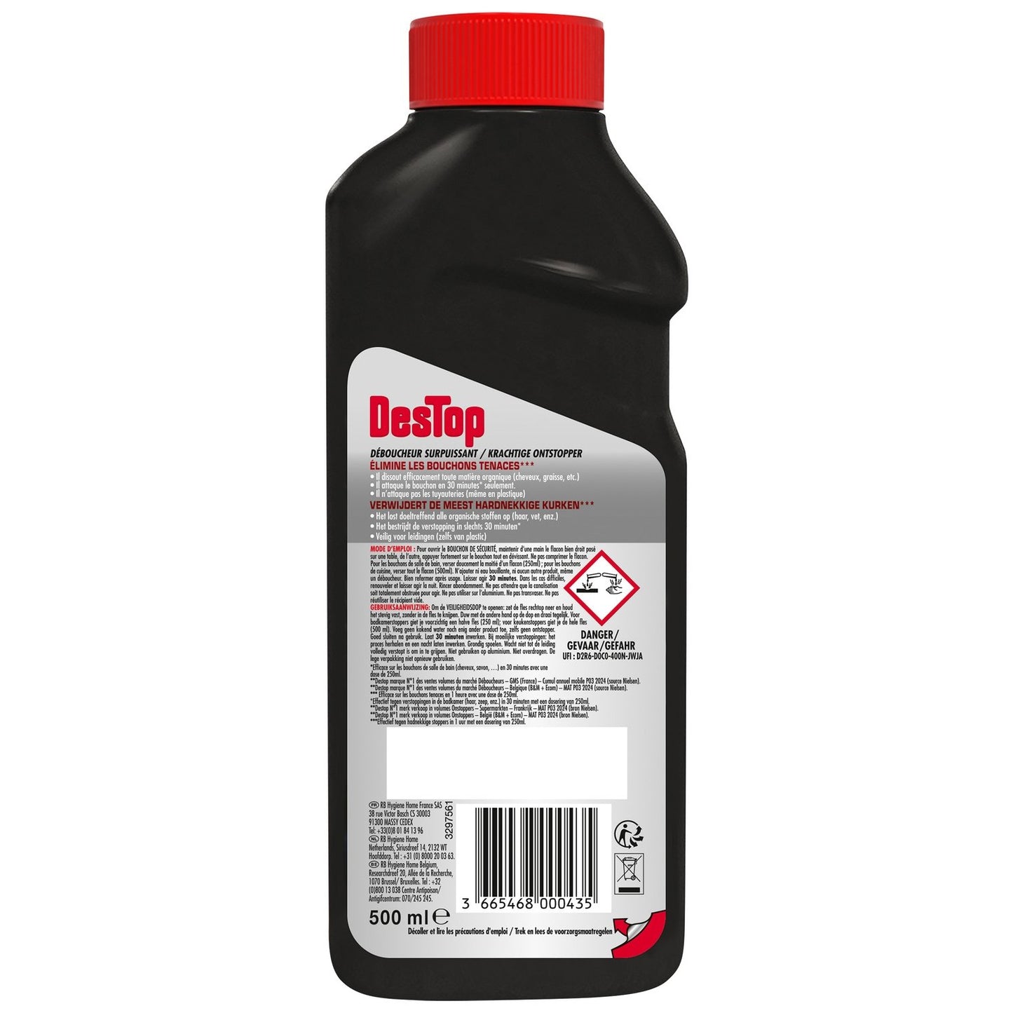 Déboucheur Surpuissant Gel Ultra Concentré DESTOP