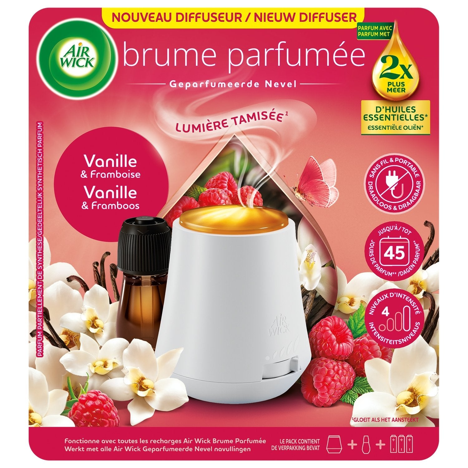 Vanilla Scented Mist Essential Oil Diffuser Air Freshener AIR WICK