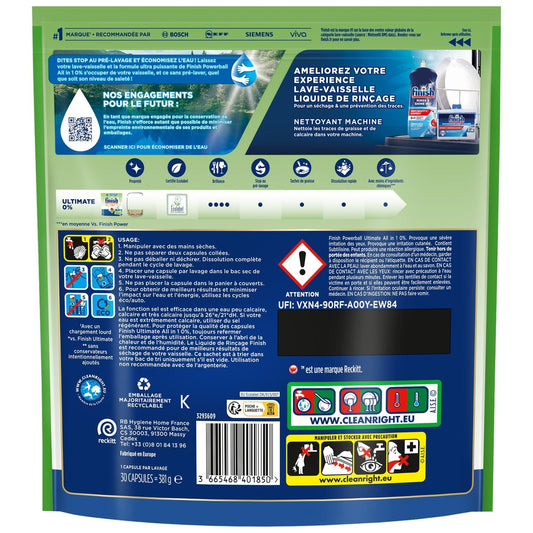 Ultimate 0% FINISH Spülmaschinenkapseln