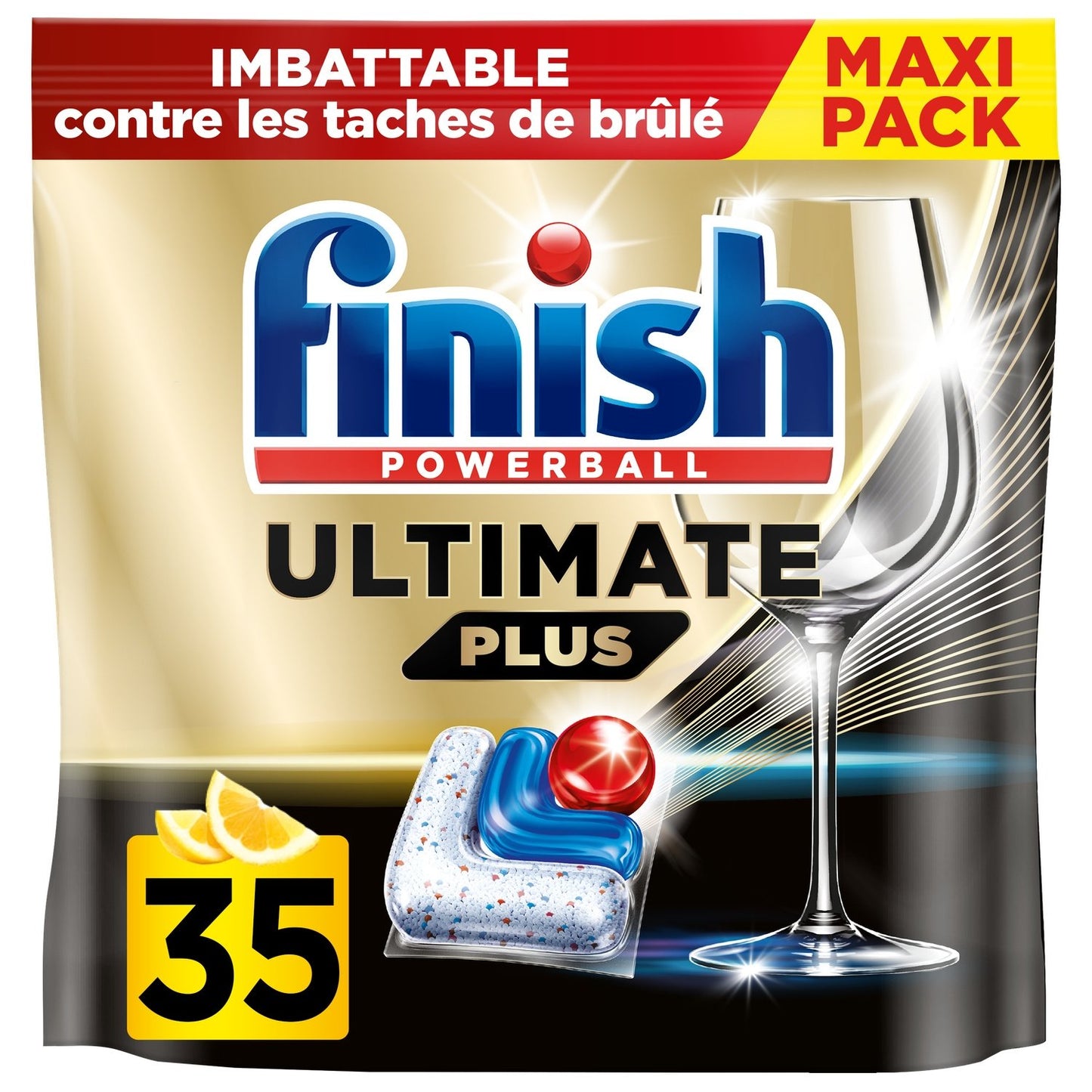 Capsules Lave-Vaisselle Ultimate Plus Citron FINISH
