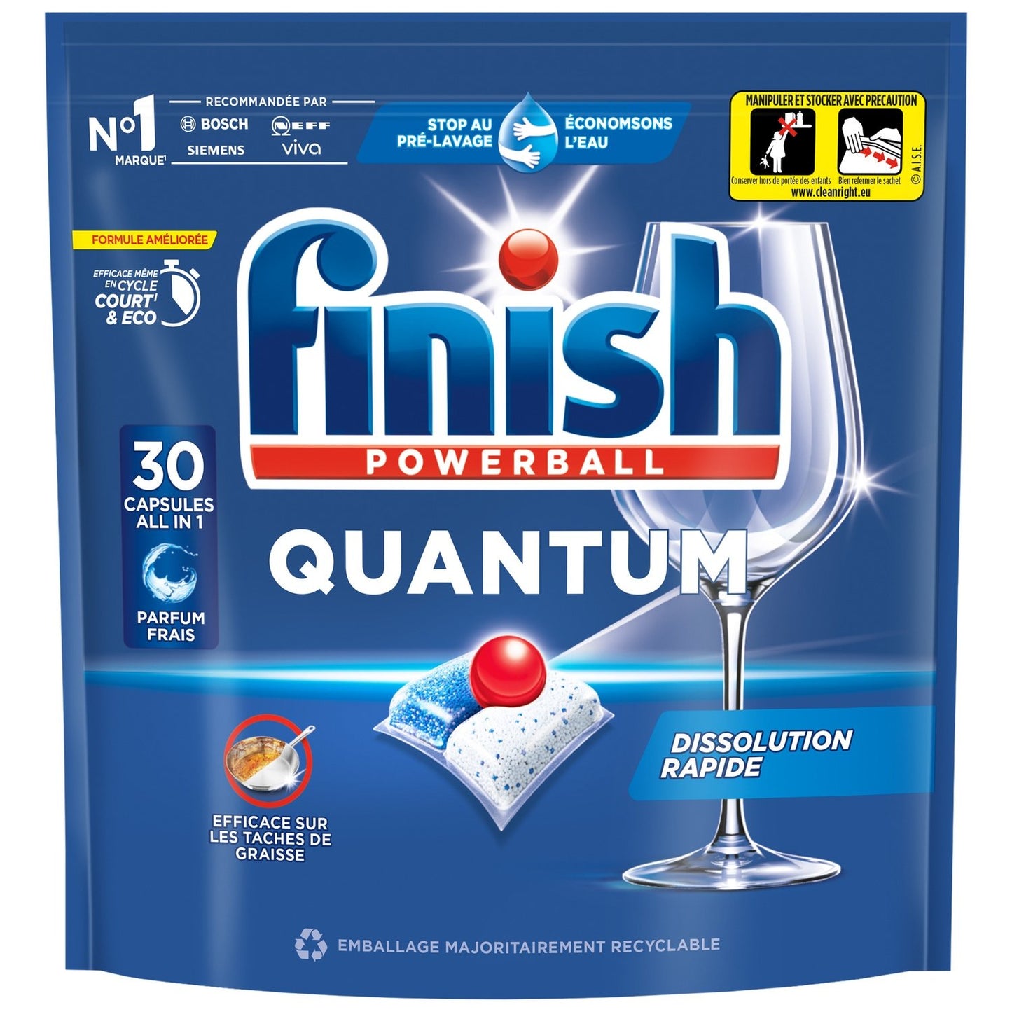 Capsules Lave-Vaisselle Quantum FINISH