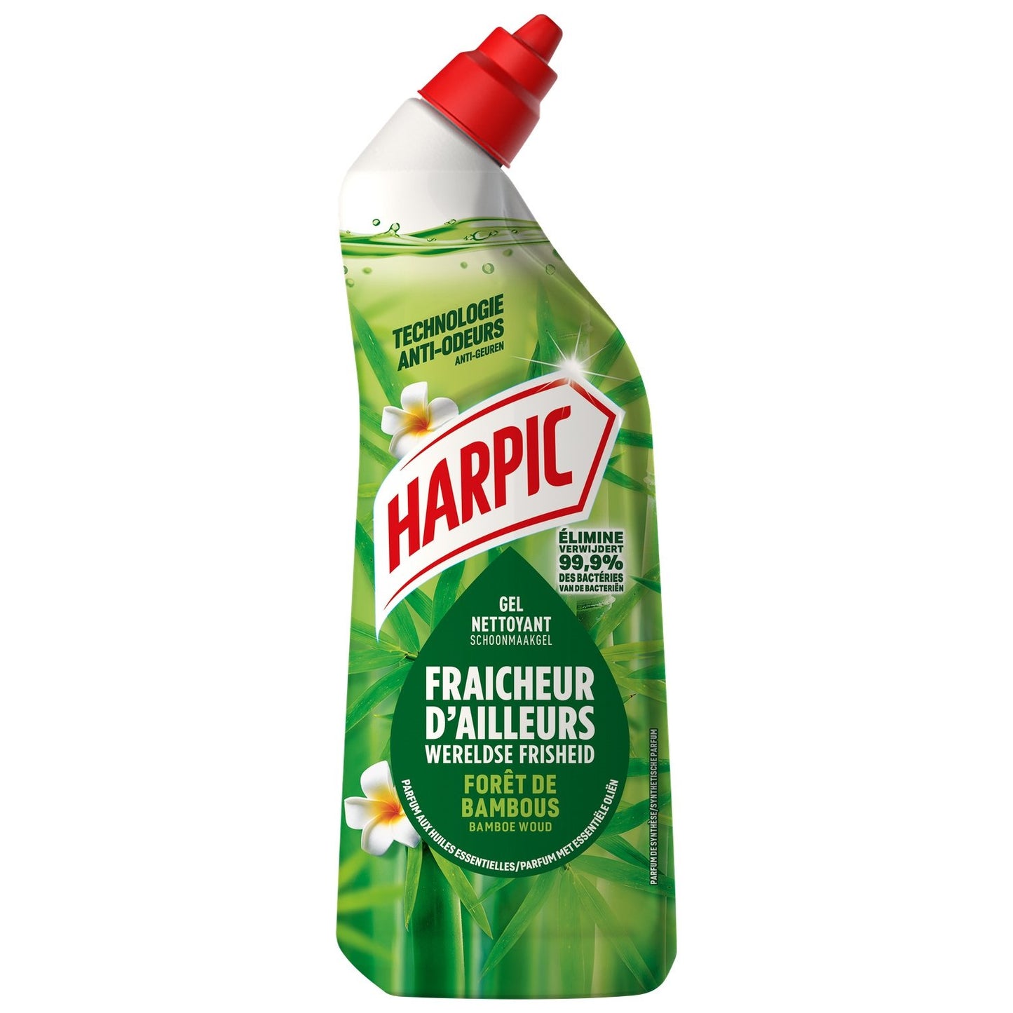 Gel Wc Fraîcheur d'Ailleurs Forêt de Bambous HARPIC le flacon de 750mL