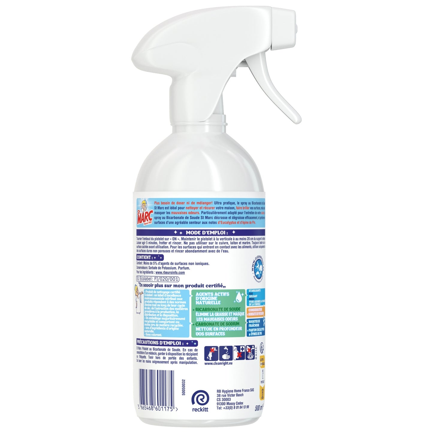 ST MARC Multi-Purpose Kitchen Cleaner with Bicarbonate and Fragrance-Free