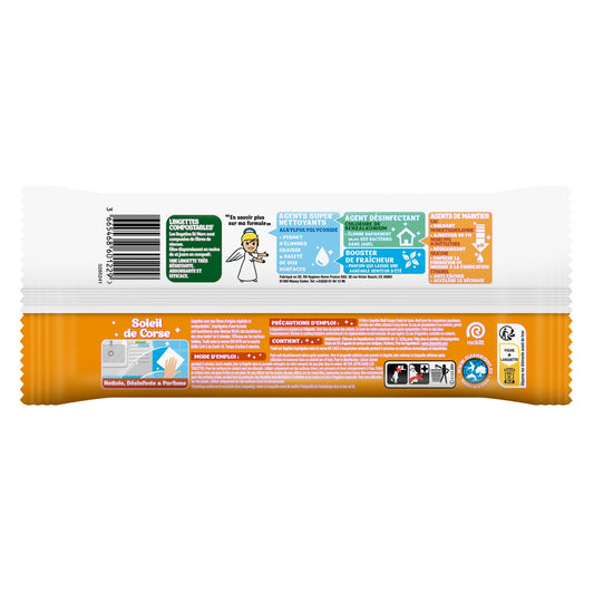 Lingettes Désinfectantes Soleil de Corse ST MARC