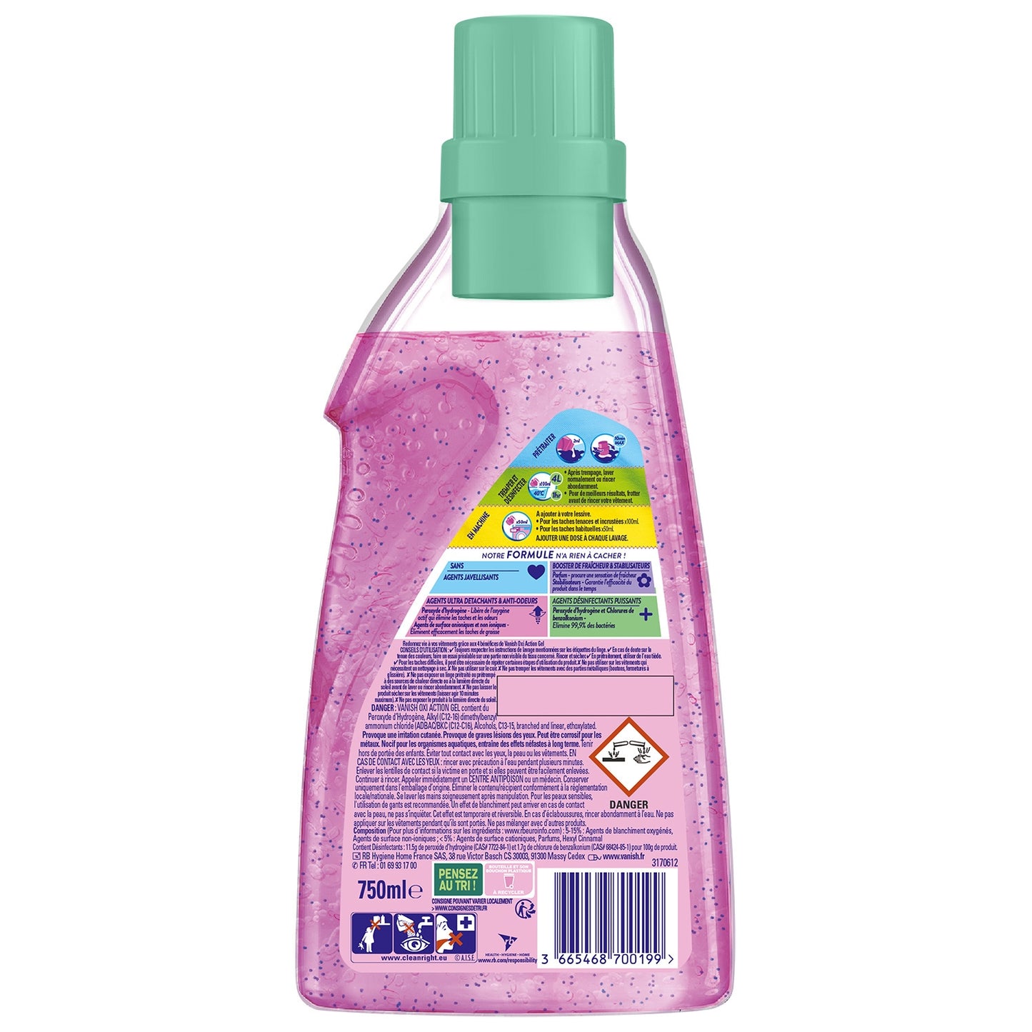 Oxi Action VANISH Disinfectant Stain Remover Gel