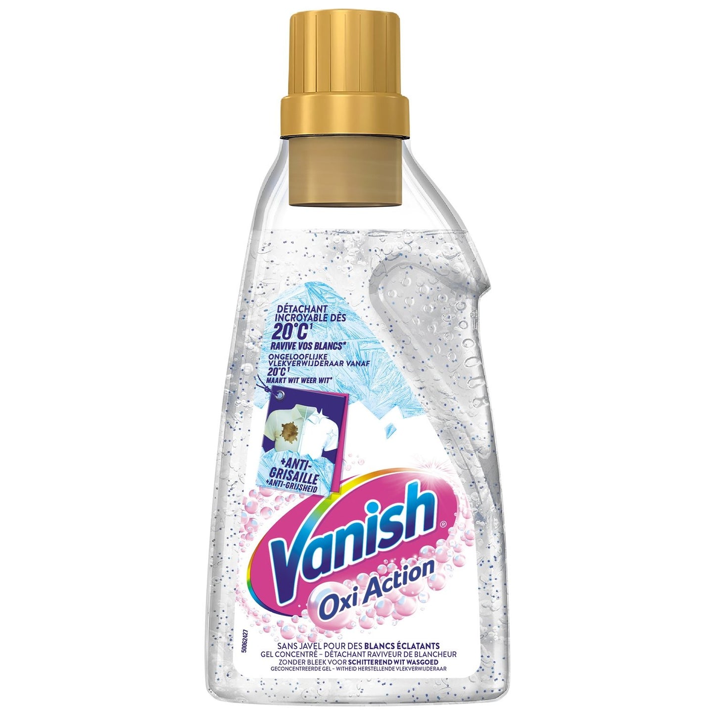 Oxi Action White Stain Remover Gel Effective From 20° VANISH
