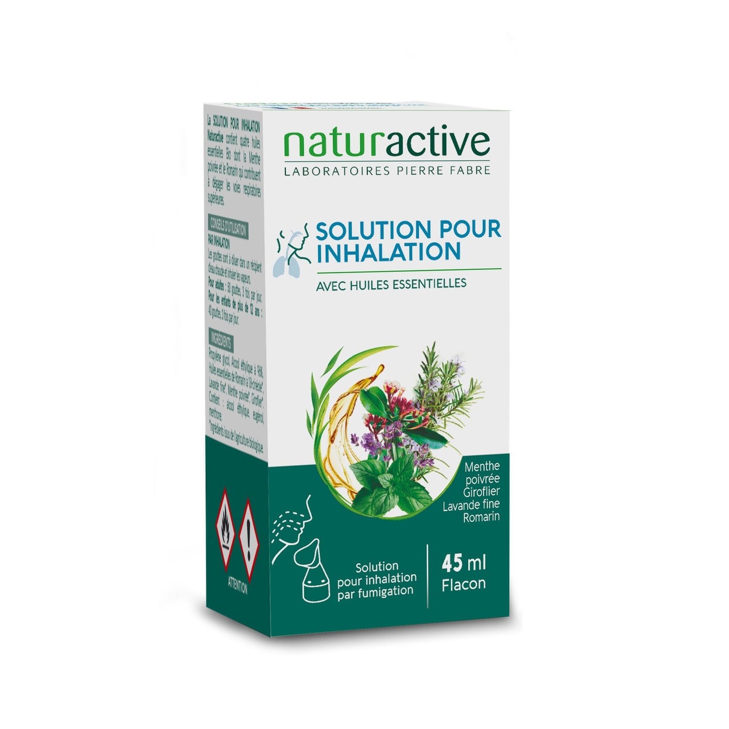 Soin Nasal Voies Respiratoires Dégagées NATURACTIVE le flacon de 45mL
