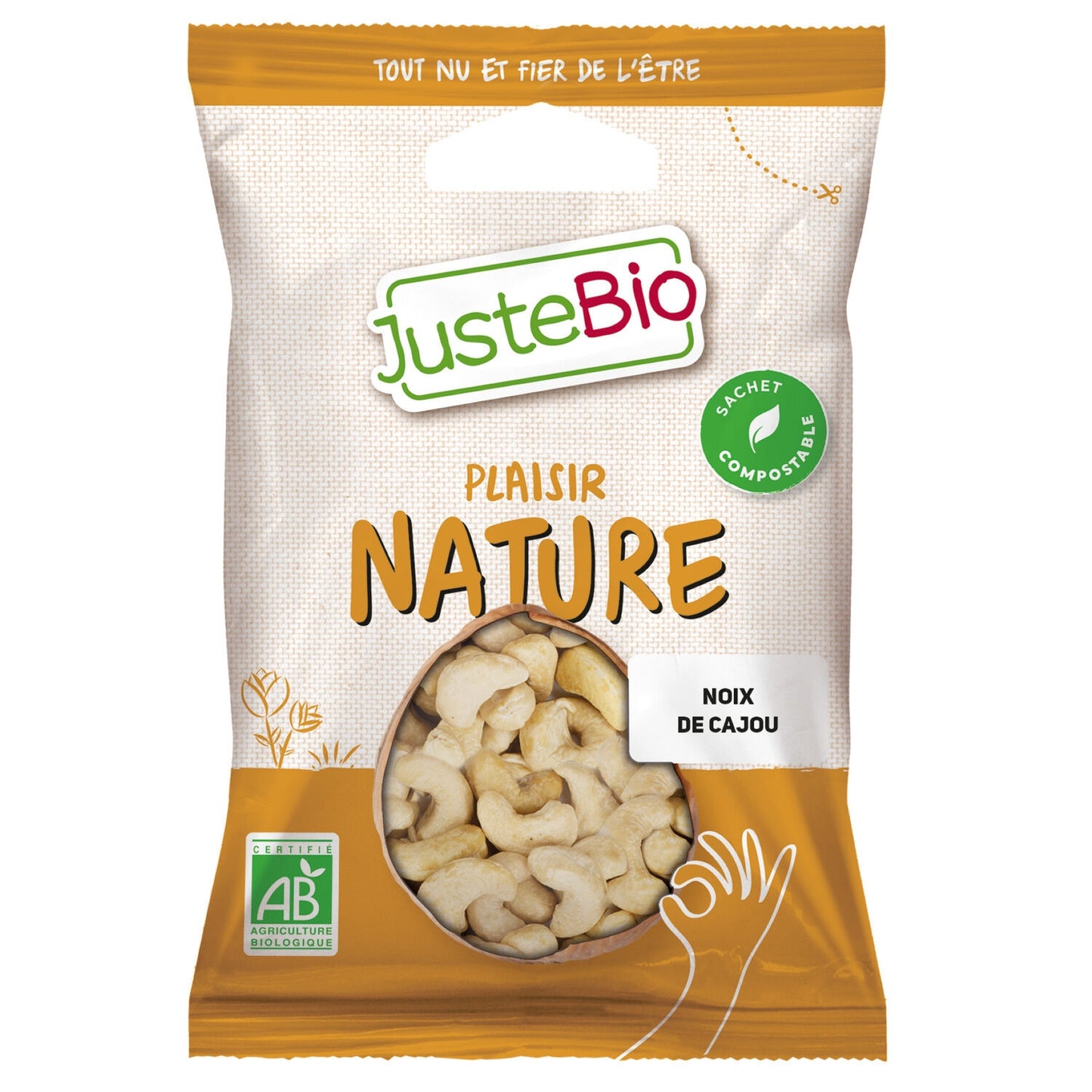 JUST ORGANIC Organic Raw Cashew Nuts