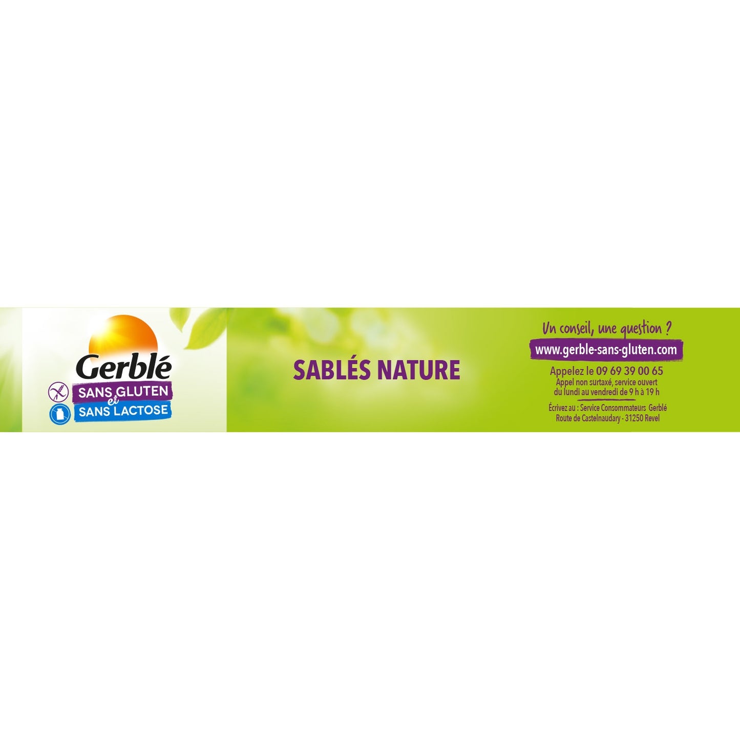 Biscuit Sablé Sans Gluten GERBLE