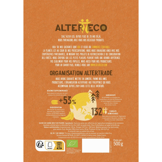 ALTER ECO Organic Whole Grain Muscovado Powdered Cane Sugar