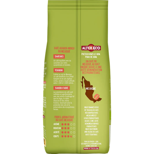 Organic Ground Coffee Mexico Pure Arabica ALTER ECO