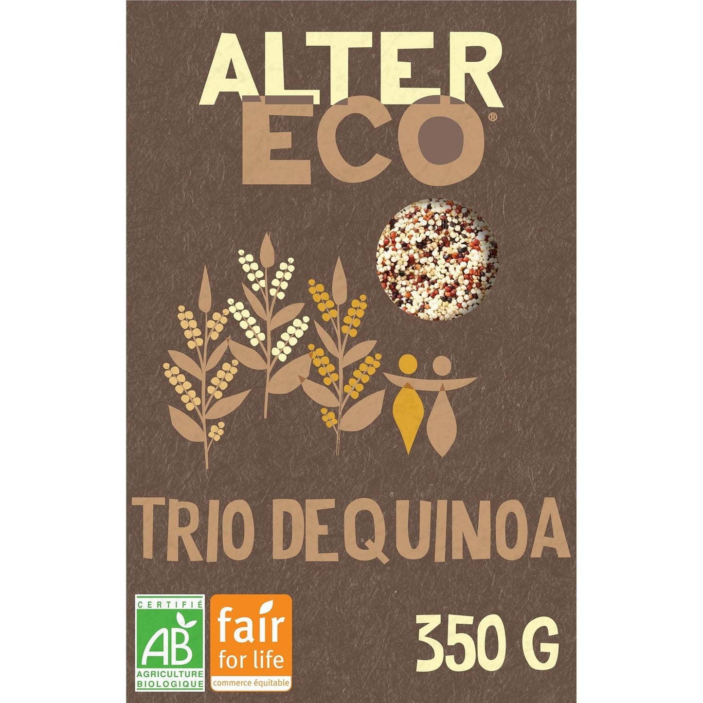 Organic Quinoa Trio Red Blonde Black ALTER ECO