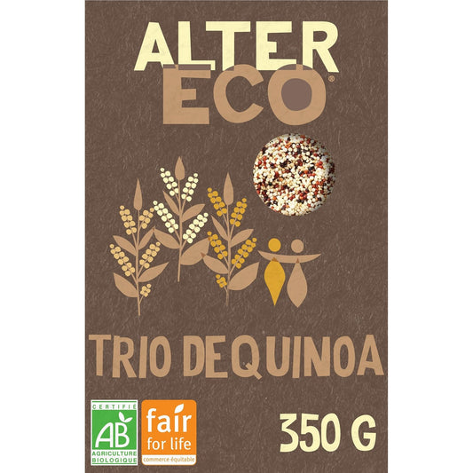 Organic Quinoa Trio Red Blonde Black ALTER ECO