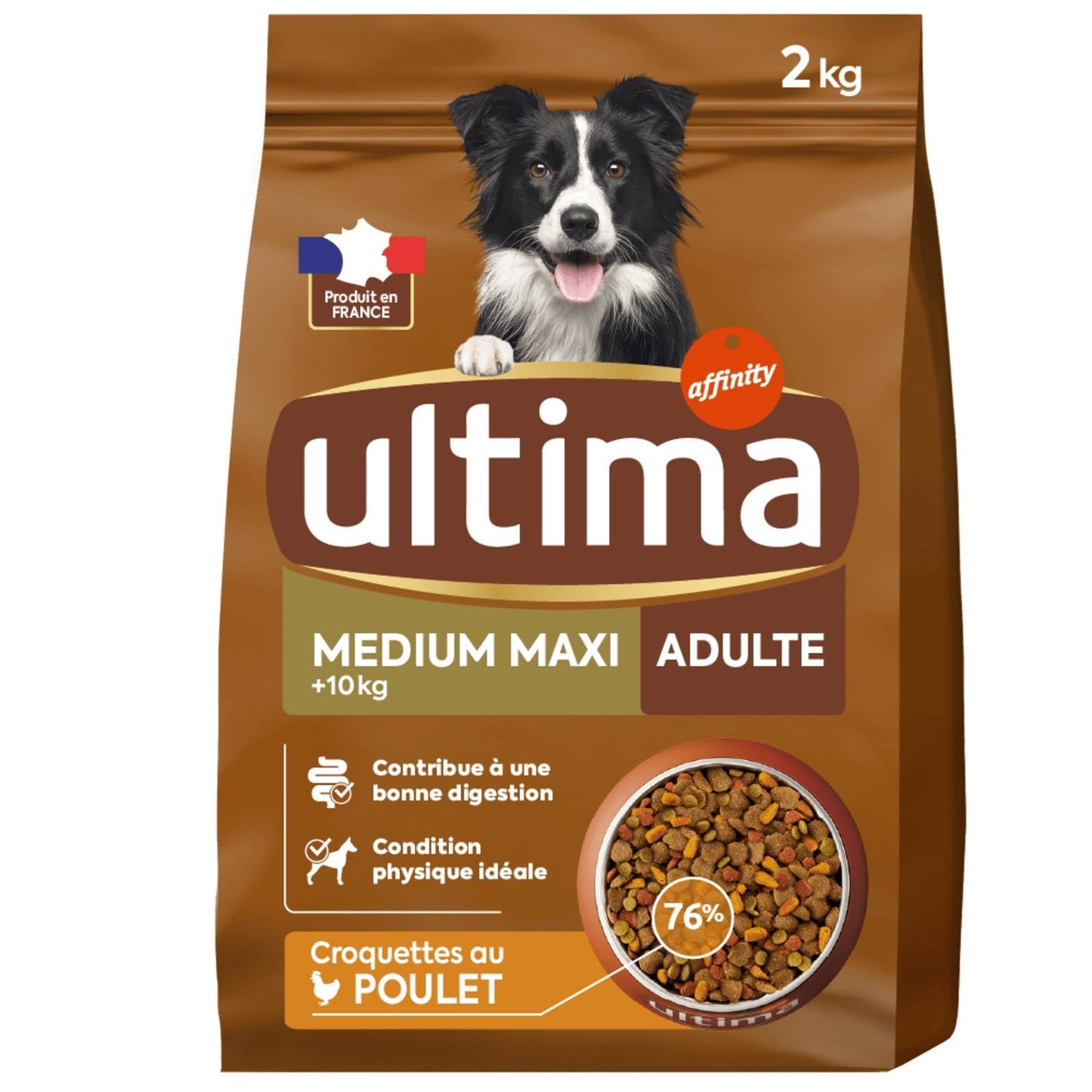 ULTIMA Chicken Dog Food for Adult Medium and Maxi Dogs +10kg Easy to Digest