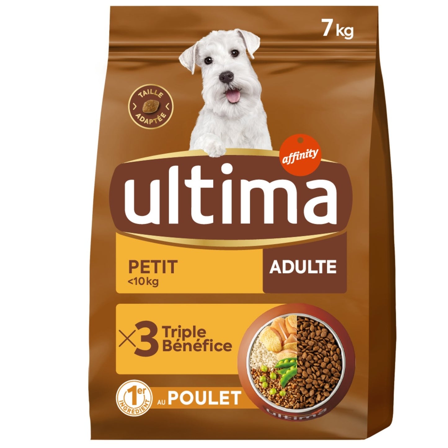 Croquettes pour Chien Adulte Petit <10kg Digestion Facile Poulet ULTIMA