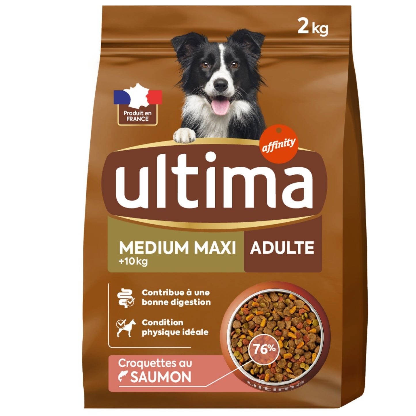 Croquettes pour Chien Medium Maxi Adulte Saumon ULTIMA