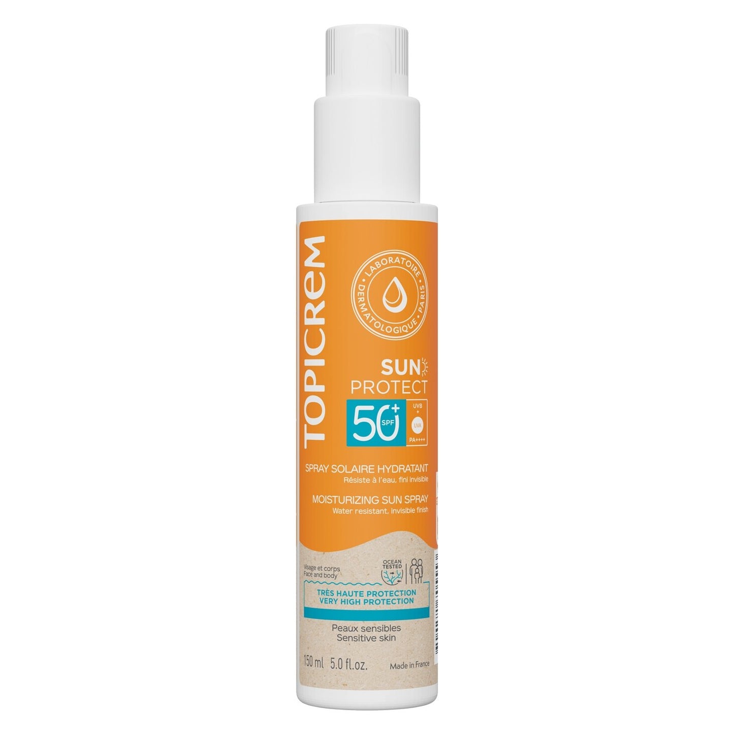 Protection Solaire SPF50 TOPICREM le spray de 50ml
