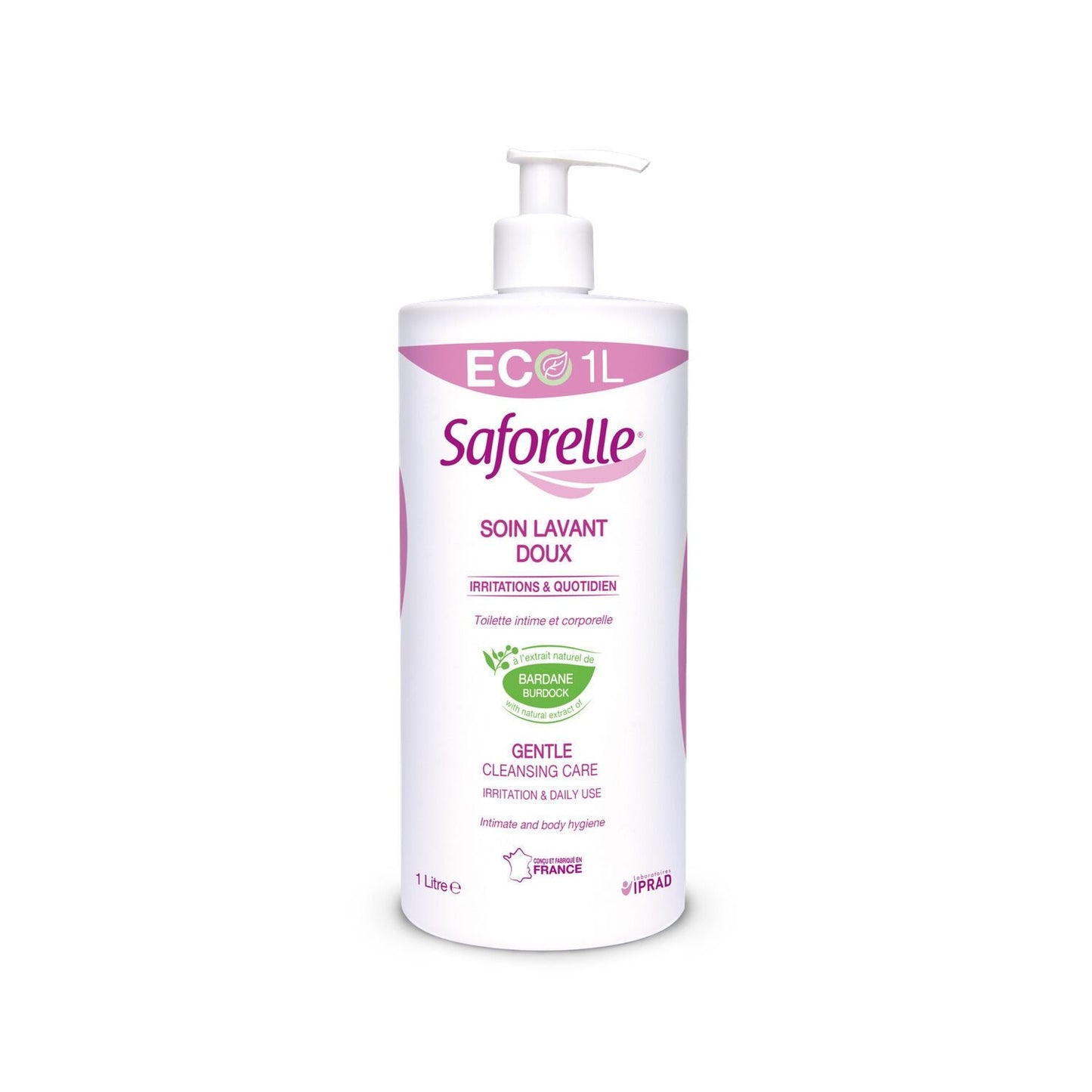 Soin Intime Peaux Sensibles Ou Irritées SAFORELLE le flacon de 1L