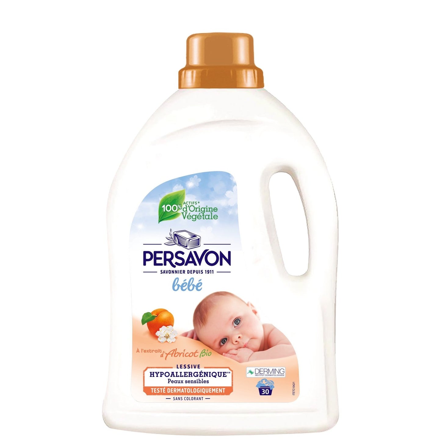 PERSAVON Organic Apricot Milk Baby Liquid Laundry Detergent