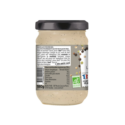 Sauce aux Poivres Bio NOD