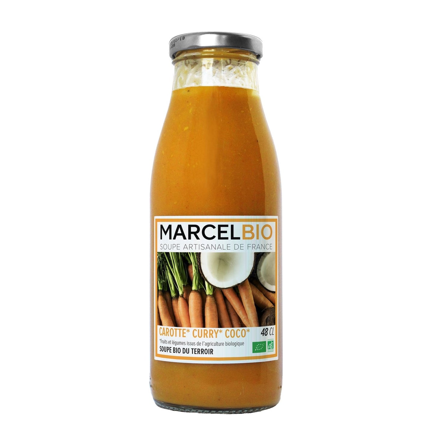 MARCEL BIO Organic Coconut Curry Carrot Soup