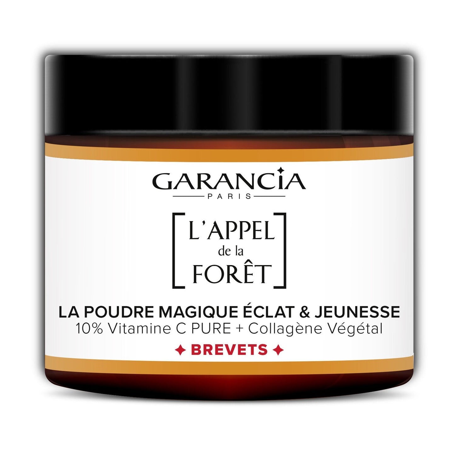 Poudre Visage Eclat Jeunesse Vitamine C 10% l'Appel de la Forêt GARANCIA le pot de 6,5gr