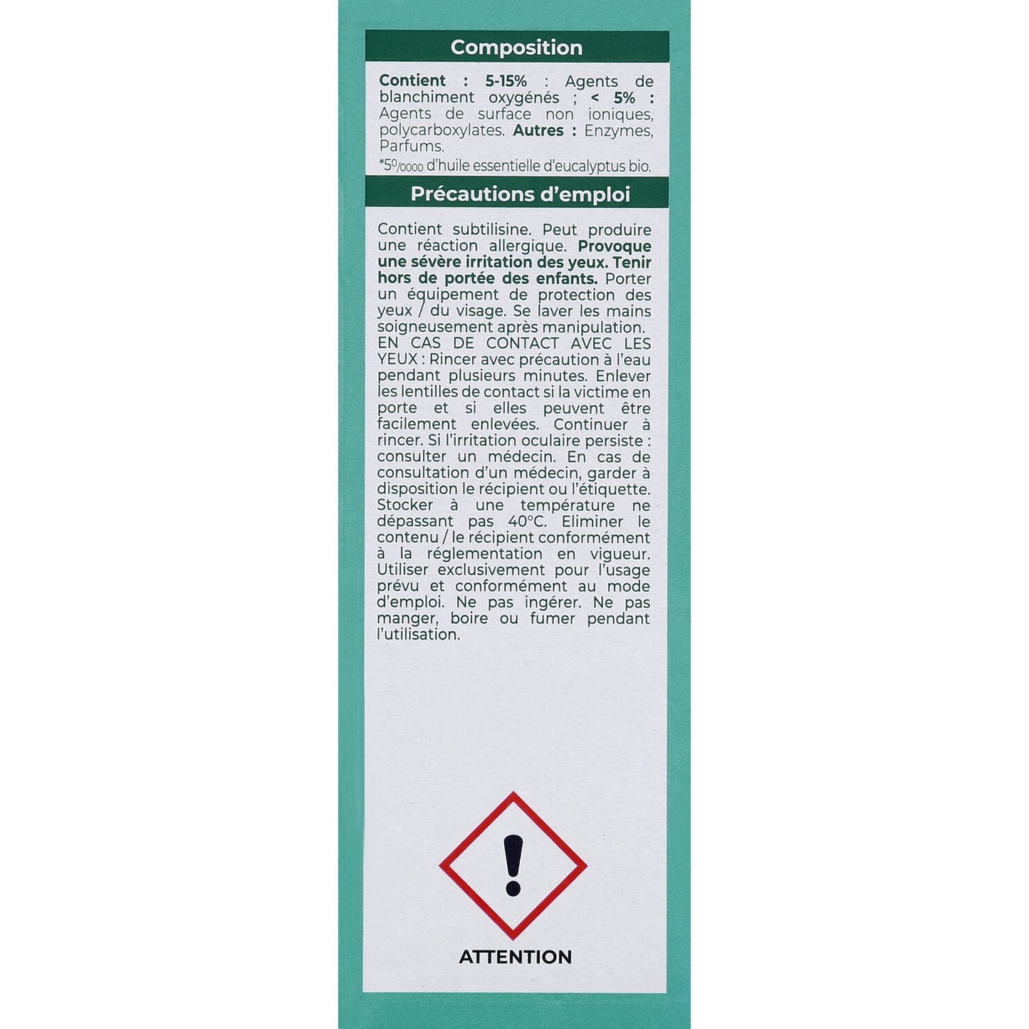 MAISON VERTE Organic Oil Dishwasher Tablet