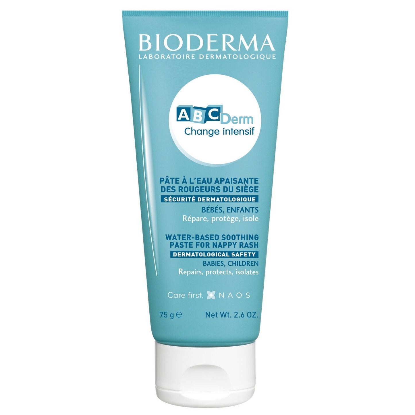 Crème Change Bébé Apaise les Rougeurs Oxyde de Zinc BIODERMA le tube de 75g