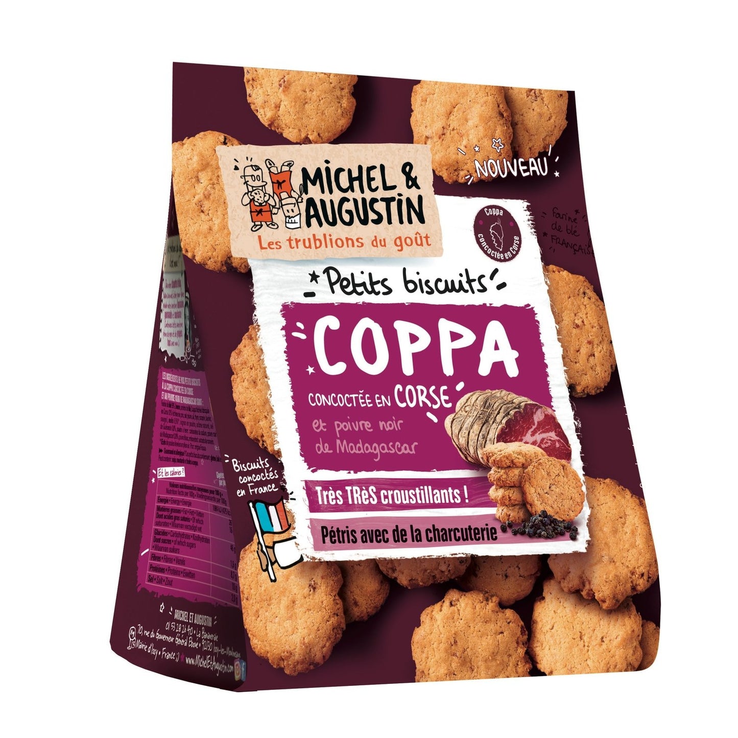 Aperitif Biscuits Charcuterie Coppa MICHEL ET AUGUSTIN