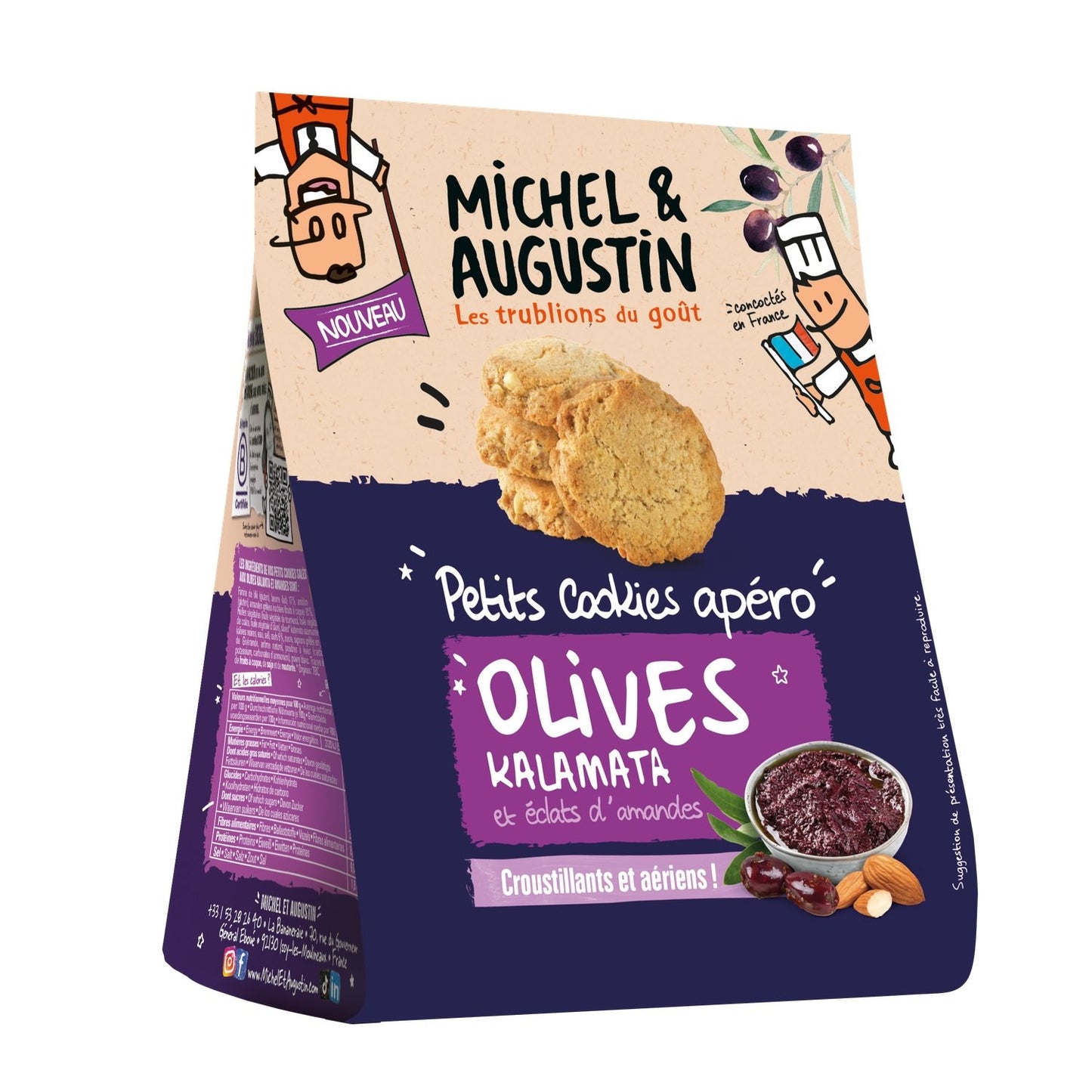 Little Kalamata Olive Cookies MICHEL ET AUGUSTIN