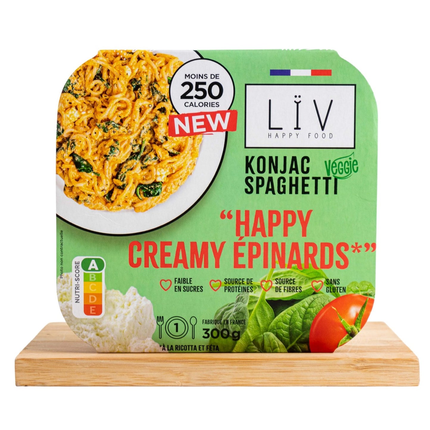 Konjac Spaghetti Happy Creamy Spinach LIV HAPPY FOOD