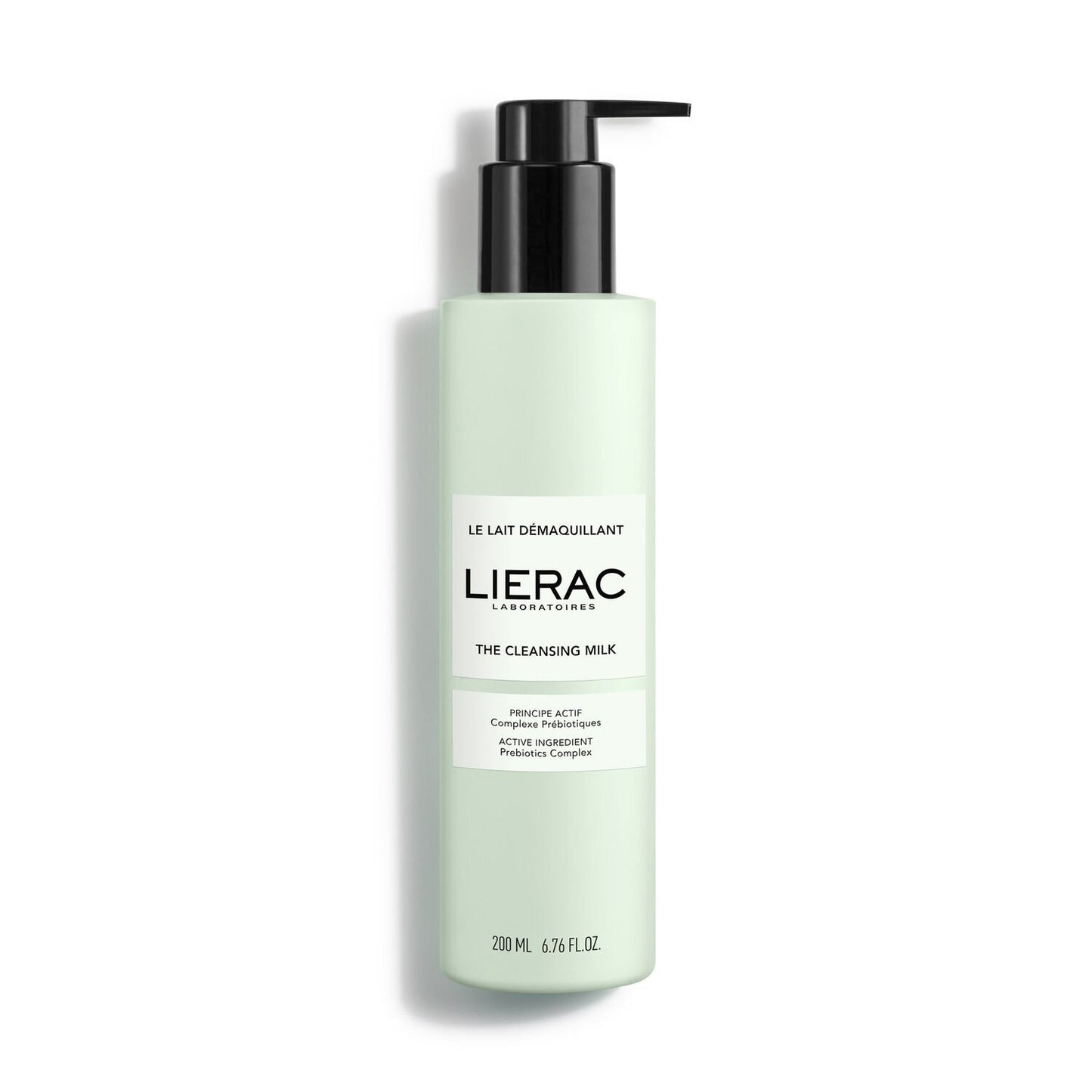 Lait Démaquillant Visage Tous Types de Peau Démaquillant Hydratant Complexe Prébiotiques LIERAC le flacon de 200mL