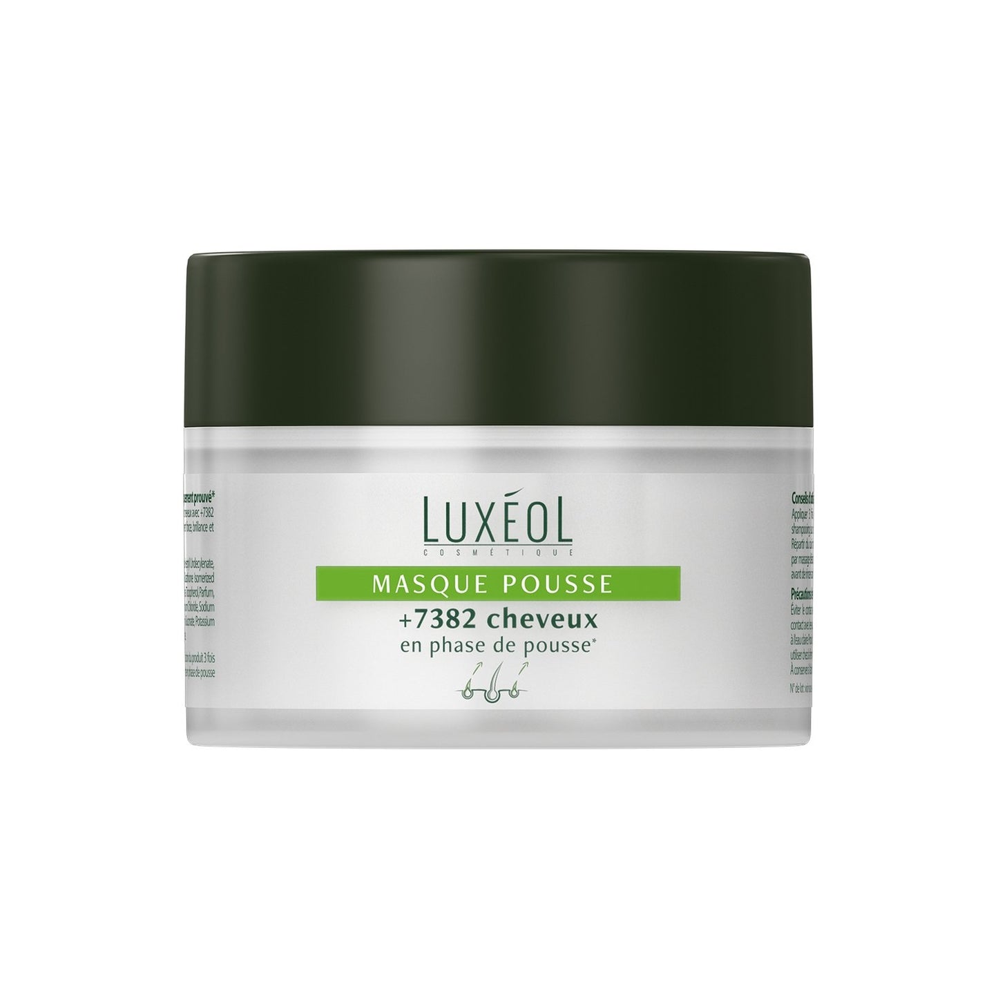 Masque Cheveux Soin Pousse LUXEOL le pot de 200mL