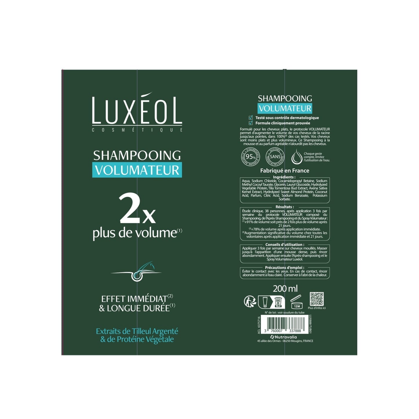 Shampoing Volume LUXEOL