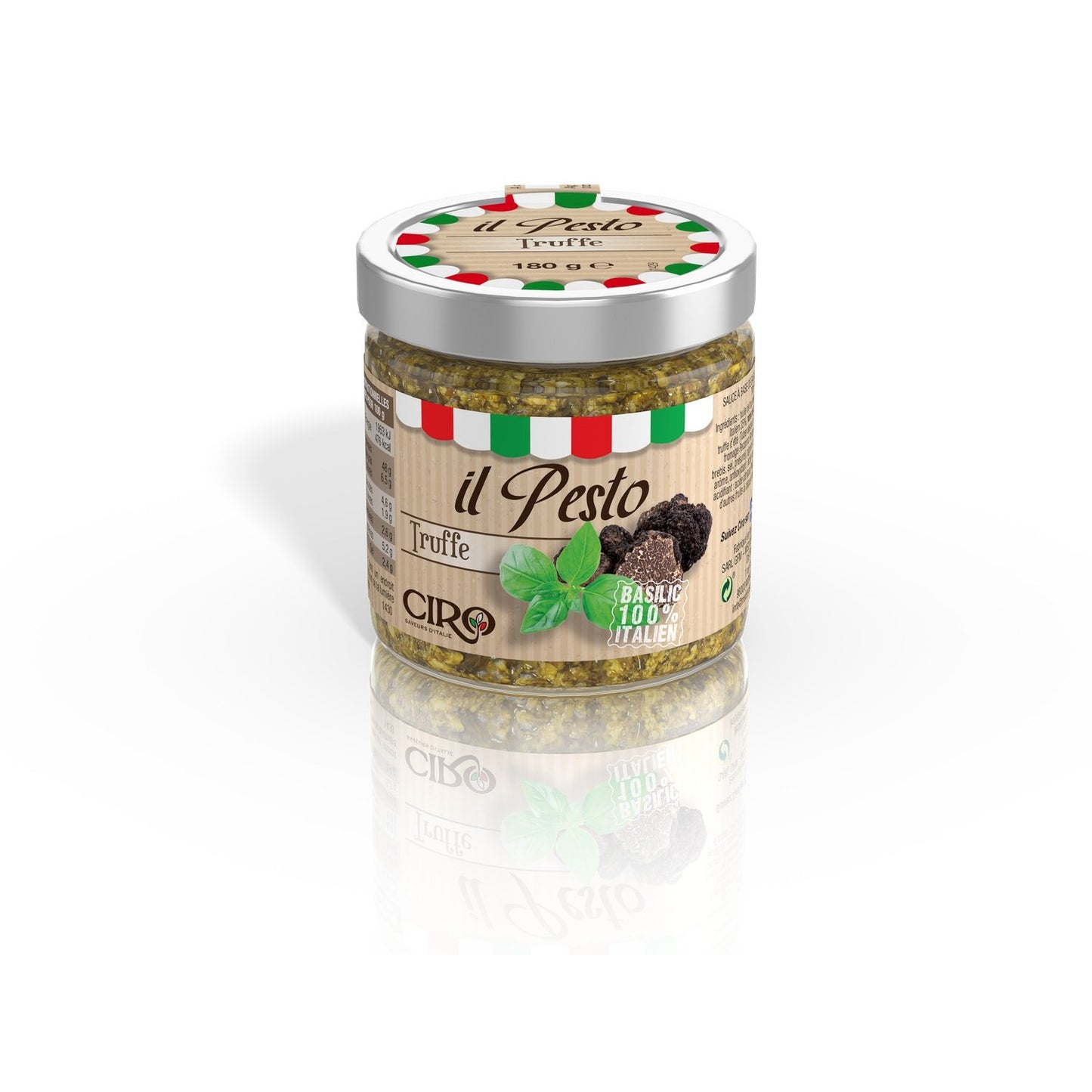 Sauce Pesto Saveur Truffe CIRO le bocal de 180g