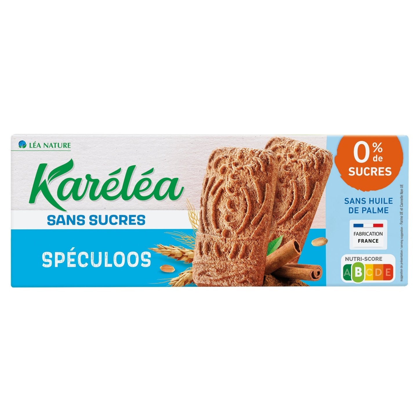 Biscuits Speculoos Sans Sucres KARELEA la boite de 250g