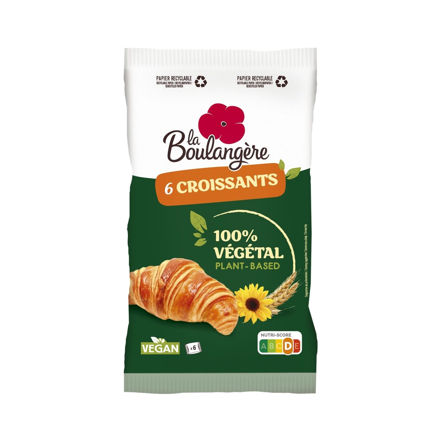 Croissants B Veggan LA BOULANGERE