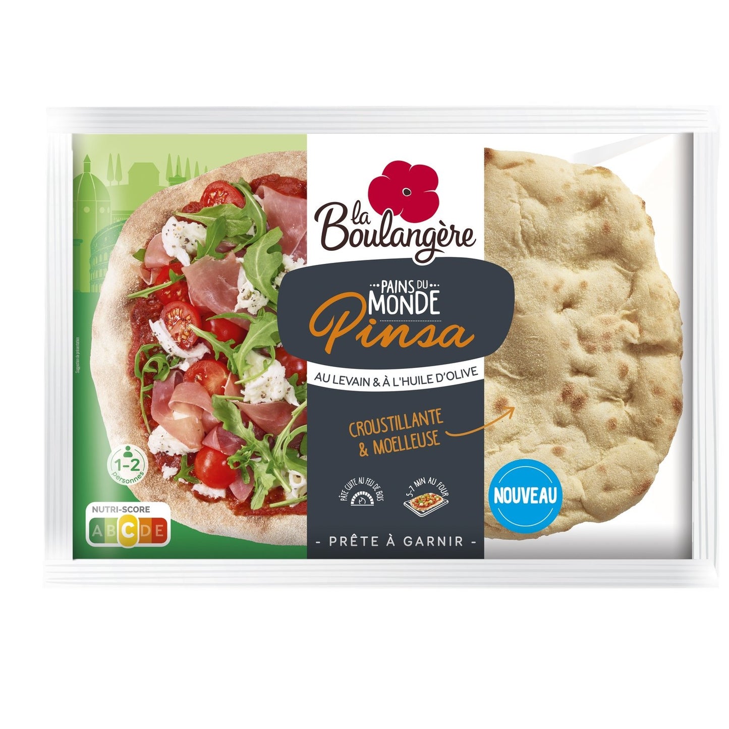 Pain Pinsa LA BOULANGERE le paquet de 230g