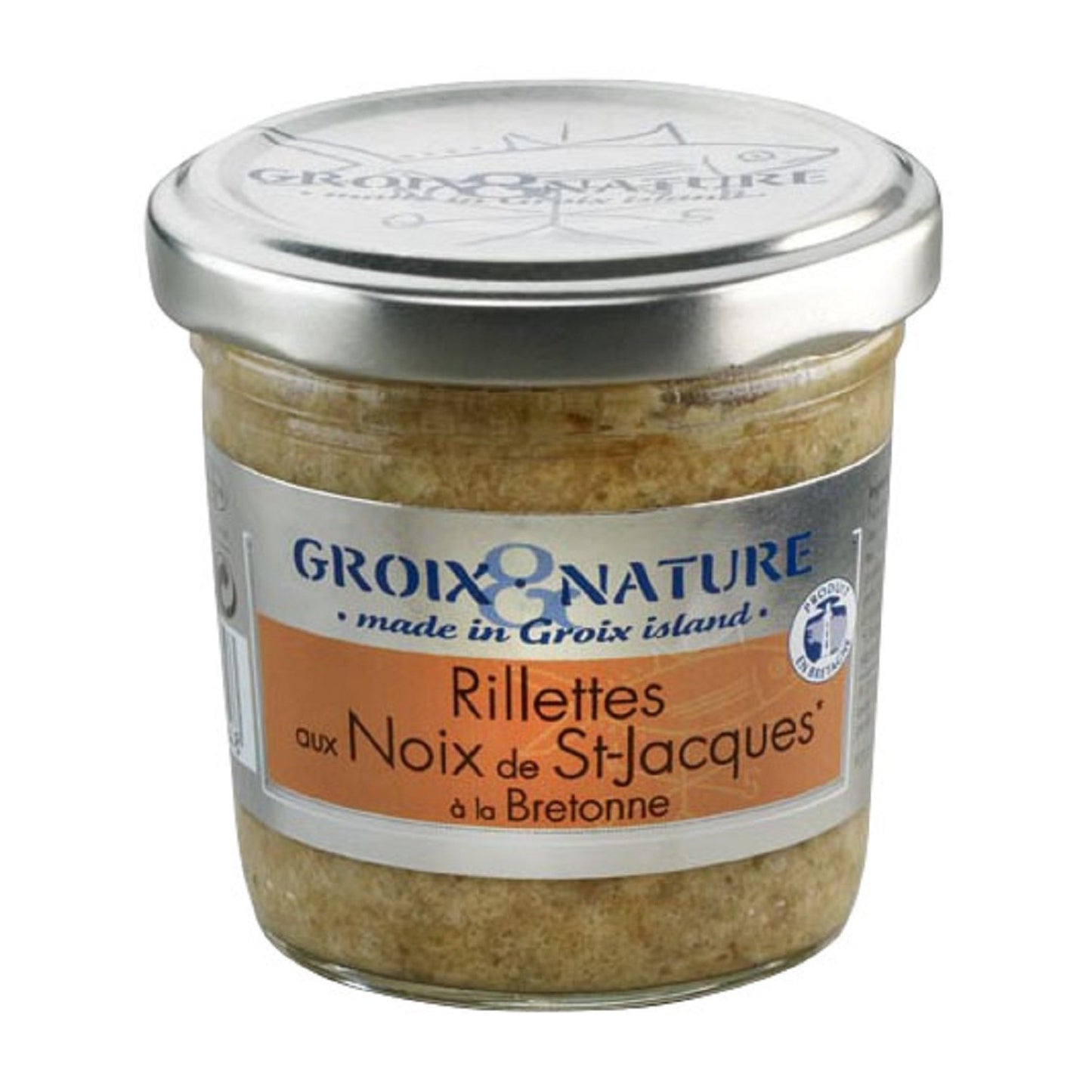 Rillettes Noix St-Jacques Bretonne GROIX ET NATURE le pot de 100 g