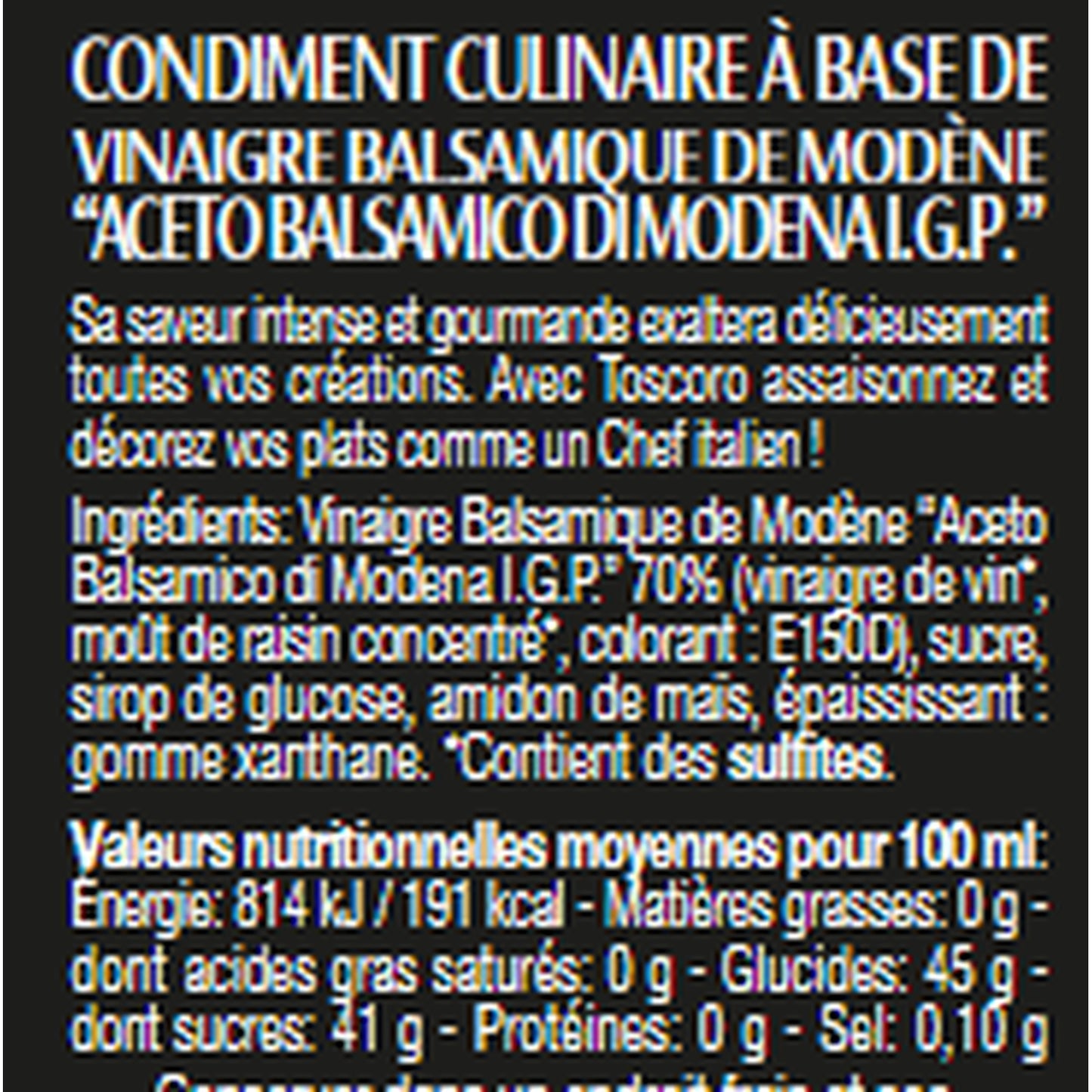 Crème de Vinaigre Balsamique TOSCORO