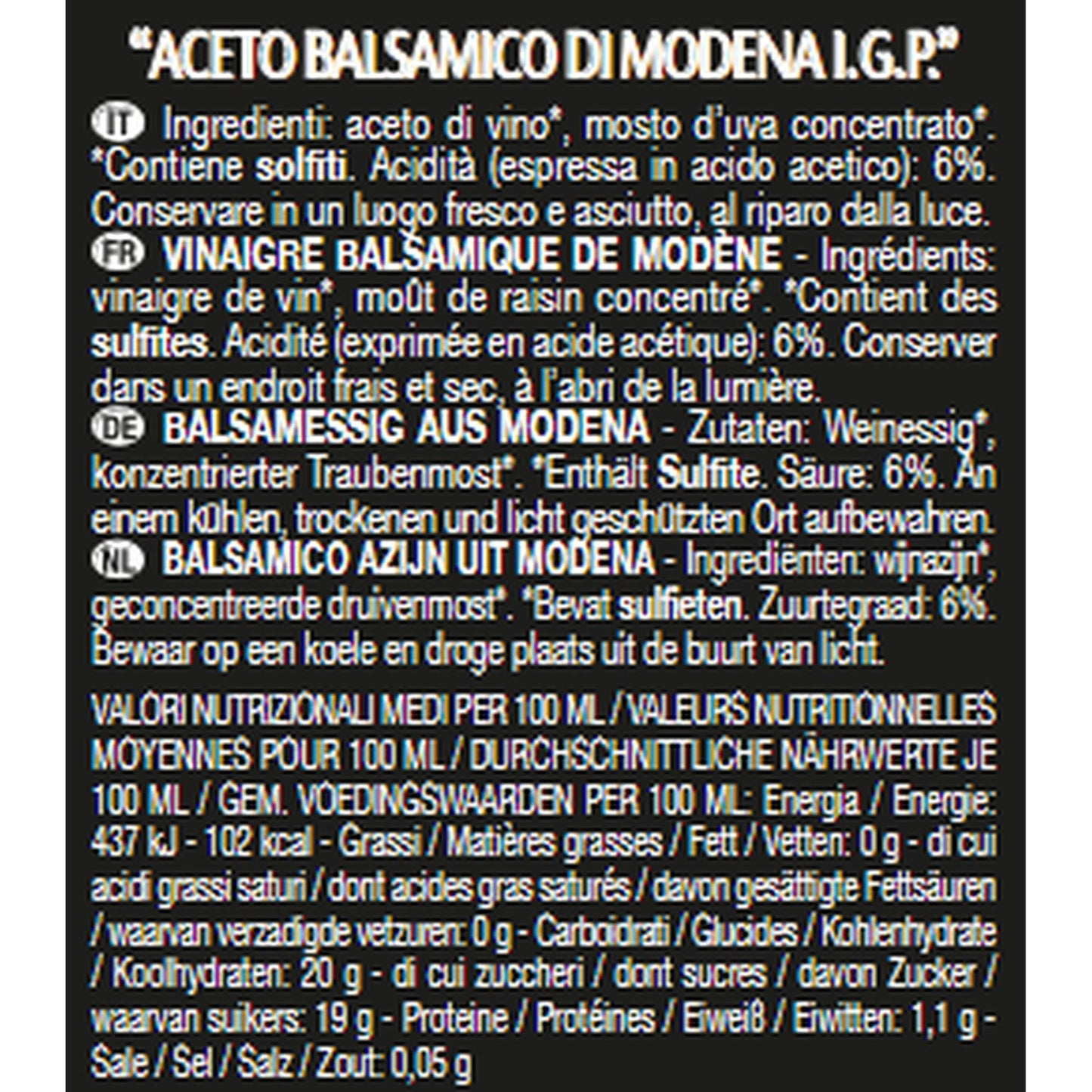 Toscoro Balsamic Vinegar TOSCORO