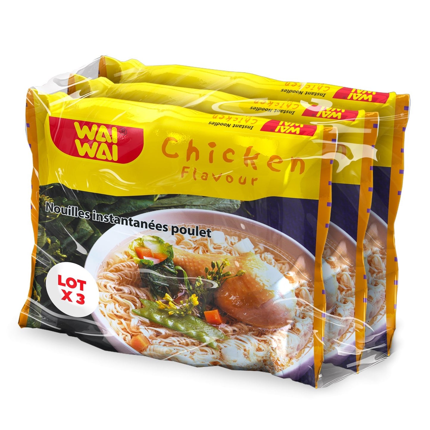 Nouilles Instantanées Saveur Poulet WAI WAI
