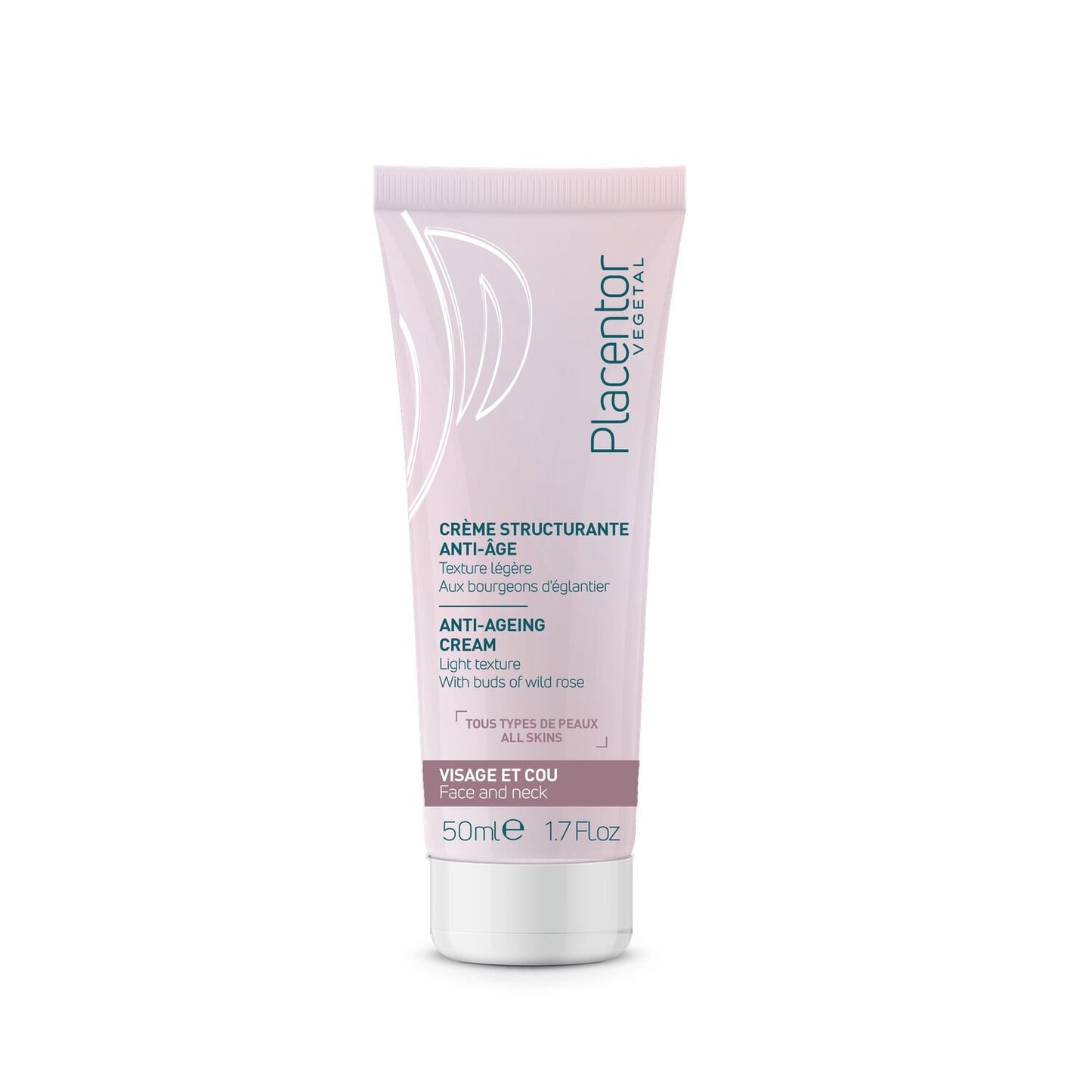 Crème Structurante Anti-Âge Visage et Cou PLACENTOR le tube de 50 ml