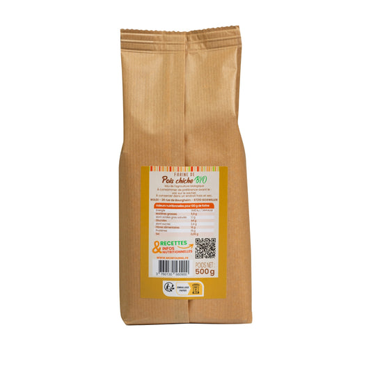 Farine Pois Chiche Sans Gluten Bio MON FOURNIL