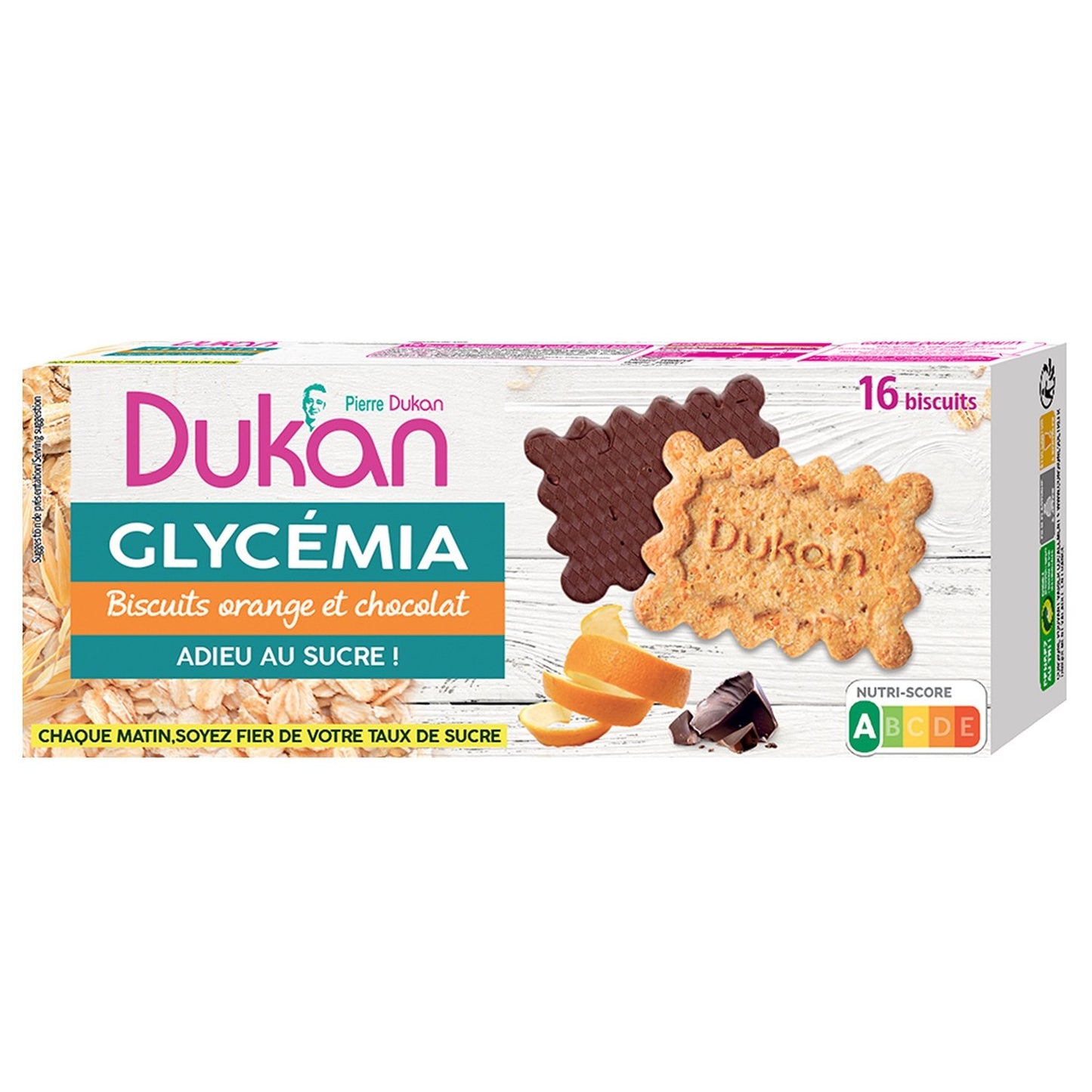 Biscuits Orange et Chocolat DUKAN la boite de 16 biscuits